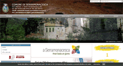 Desktop Screenshot of comune.serramonacesca.pe.it